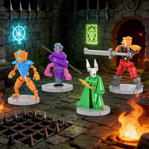 跨境杀戮尖塔Slay the Spire 2积木玩具静默猎手铁甲战士拼装模型