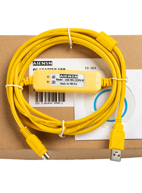 适用永宏FBS/B1Z系列PLC编程电缆USB-FBS-232PO-9F数据通讯下载线