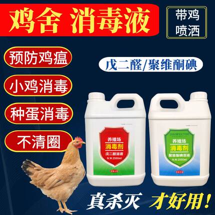 鸡舍专用消毒液养殖场消毒水鸭圈鹅棚窝家禽消毒剂新城疫鸡瘟兽用