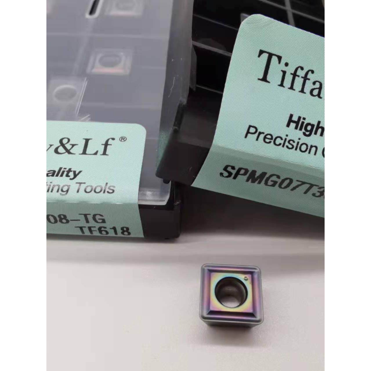 戴斯卡数控U钻刀片SPMG05/06/07/09/11不锈钢七彩高硬淬火刀粒