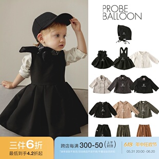 FW23秋冬女宝衬衫 35Little balloon 子夹克外套 probe 背带裙裤