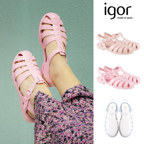 7折 Little现货西班牙IGOR SS24春夏成人妈妈包头罗马凉鞋沙滩鞋 - 封面