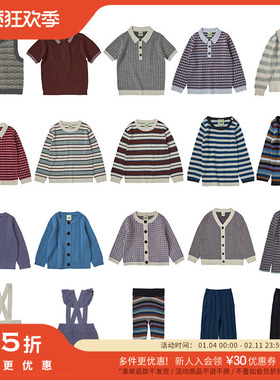 3件5折FUB秋冬秒杀合集  FW24儿童上衣毛衣打底裤连衣裙半裙