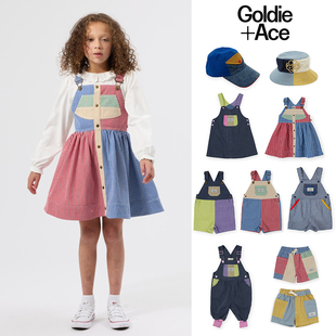 Little现货 澳洲Goldie Ace SS26春夏儿童背带裤背带裙短裤帽子