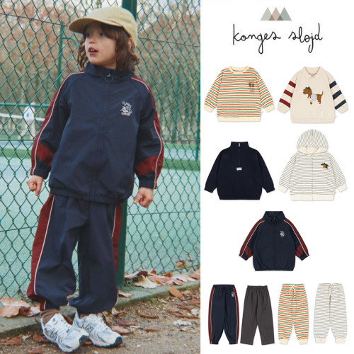 Little现货 丹麦 Konges Slojd FW26秋冬中性儿童卫衣卫裤外套