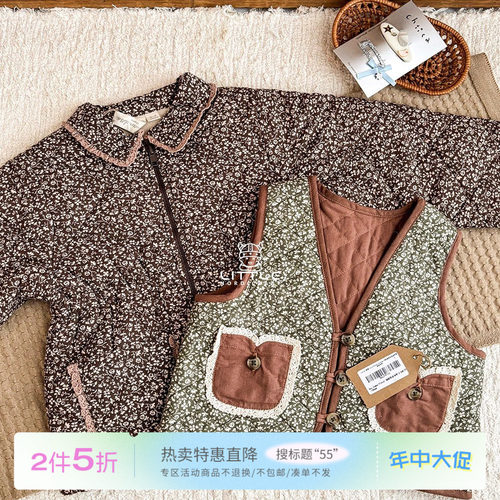 55 Little英国Little Cotton Clothes FW25女宝外套夹克马甲