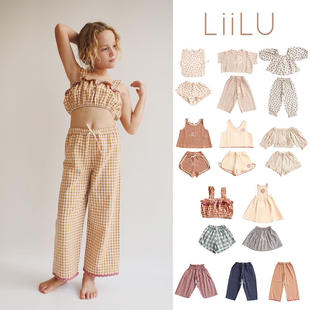54 Little家现货 德国liilu SS24春夏儿童中性短袖短裤半裙长裤