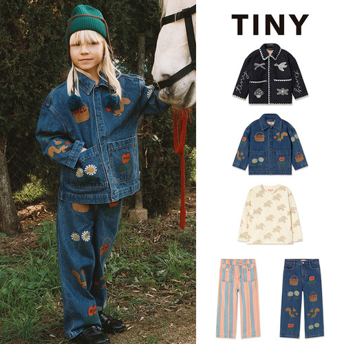 Little现货 西班牙Tiny Cottons FW26秋冬儿童夹克外套长裤套装