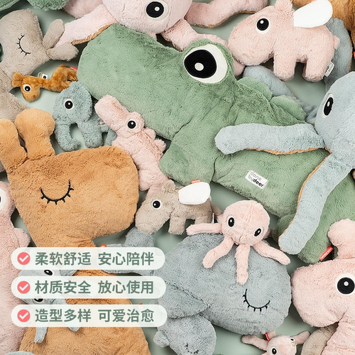 Little现货 丹麦donebydeer SS26宝宝卡通动物毛绒玩偶安抚哄睡
