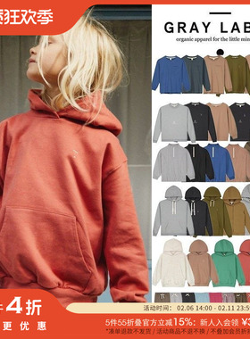 6Z Little荷兰gray label FW25秋冬儿童亲子有机棉长袖卫衣裤外套