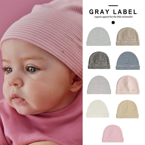 Little现货 荷兰gray label FW26秋冬新生儿宝宝胎帽帽子