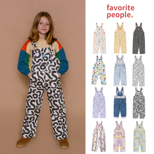 FW23秋冬儿童印花背带长裤 5件3折 people favorite Little家现货