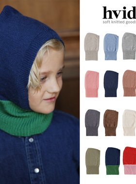 7Z Little现货 比利时HVID FW25儿童柔软羊毛针织保暖护脖防风帽