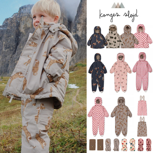 Little现货 秋冬儿童滑雪服裤 丹麦Konges FW25 子手套 Slojd