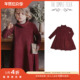 FW23儿童女宝天鹅绒连衣裙 folk Little家英国the simple