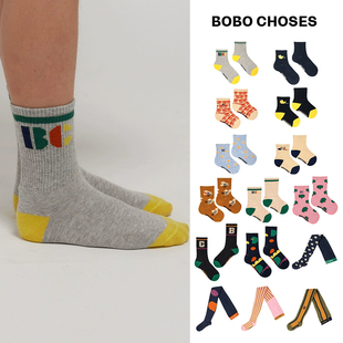 FW23儿童条纹长袜连裤 5件3折 choses 西班牙bobo 袜 Little家现货