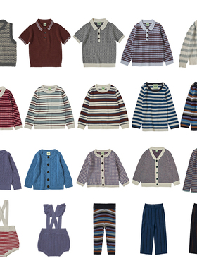 3件5折FUB秋冬秒杀合集  FW24儿童上衣毛衣打底裤连衣裙半裙