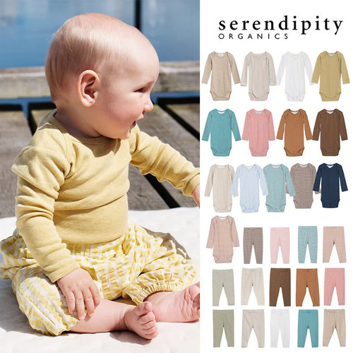 Little现货丹麦 serendipity SS26春夏宝宝幼童包屁衣打底裤