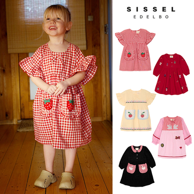 Little家现货 丹麦Sissel Edelbo SS26女宝宝天鹅连衣裙公主裙