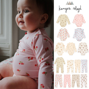 Slojd 丹麦Konges FW25幼童宝宝包屁衣连体衣 Little现货 85Z