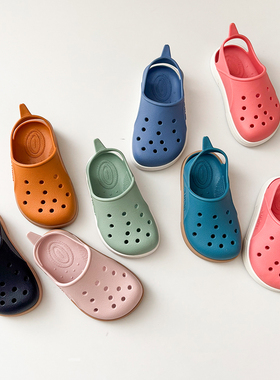 65Z little现货Boatilus SS25春夏儿童防滑透气轻便洞洞鞋沙滩鞋