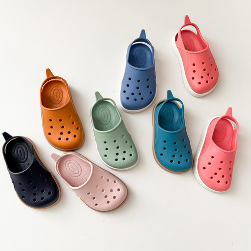 65Z little现货Boatilus SS25春夏儿童防滑透气轻便洞洞鞋沙滩鞋