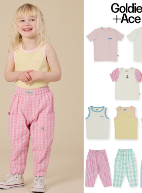 Little现货 澳洲Goldie Ace SS26春夏儿童罗纹T恤背心长裤