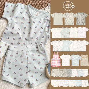 独家 短裤 Little现货 SS25春夏儿童凉感棉短袖 tuntun