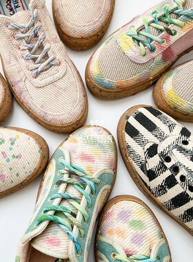 85Z Little印度choose kind FW24成人帆布鞋室内鞋防滑透气软底