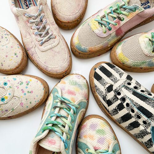 85Z Little印度choose kind FW24成人帆布鞋室内鞋防滑透气软底