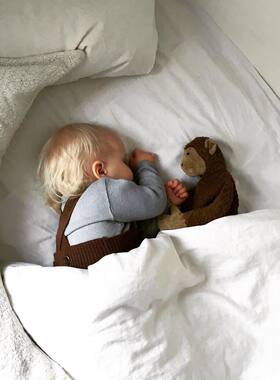 65Z Little丹麦senger大鹅ins宝宝陪睡安抚玩偶发热枕芯德国工艺