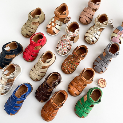 Little现货 丹麦Bisgaard SS26婴幼儿透气包头学步防滑凉鞋超软