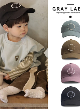Little现货 荷兰gray label FW25秋冬儿童可收紧鸭舌棒球帽