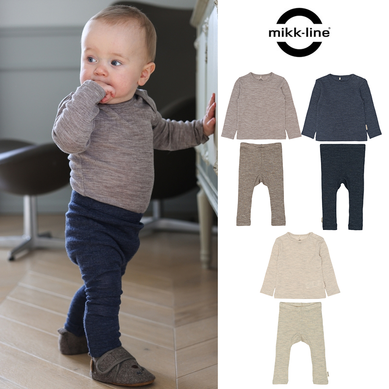 Little家现货 mikk line FW25秋冬儿童宝宝T恤打底衫打底裤
