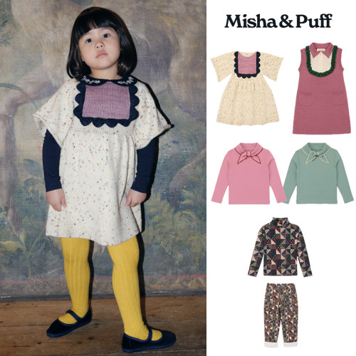 5Z Little现货 Misha Puff FW25秋冬男女宝打底上衣背心裙连衣裙