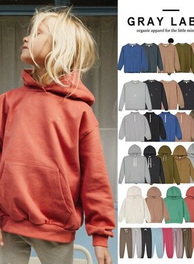 6Z Little荷兰gray label FW25秋冬儿童亲子有机棉长袖卫衣裤外套