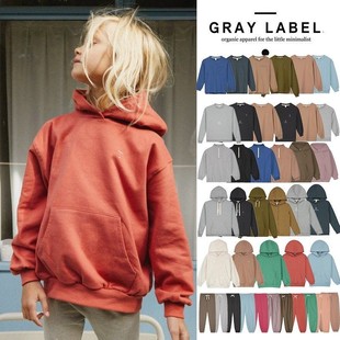 6Z Little荷兰gray label FW25秋冬儿童亲子有机棉长袖卫衣裤外套