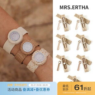 ERTHA SS24春夏儿童复古啪啪圈手表亲子款 葡萄牙MRS Little现货