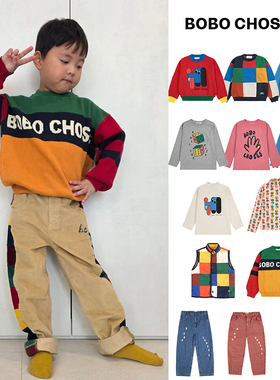 6Z Little西班牙bobo choses FW25儿童T恤卫衣毛衣马甲牛仔裤