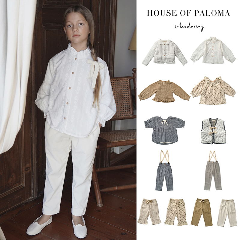 54 Little家现货澳洲House of Paloma FW24女宝长袖上衣外套长裤