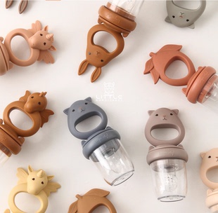Konges Slojd婴幼儿宝宝纯天然橡胶水果咬咬乐奶嘴 Little现货
