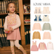 3件5折Little现货法国louise FW25儿童女宝毛衣马甲背心裙 misha