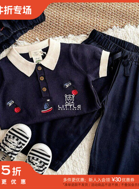 3件5折Little现货Copenhagen Colors SS25男女宝polo领短袖裤长裤