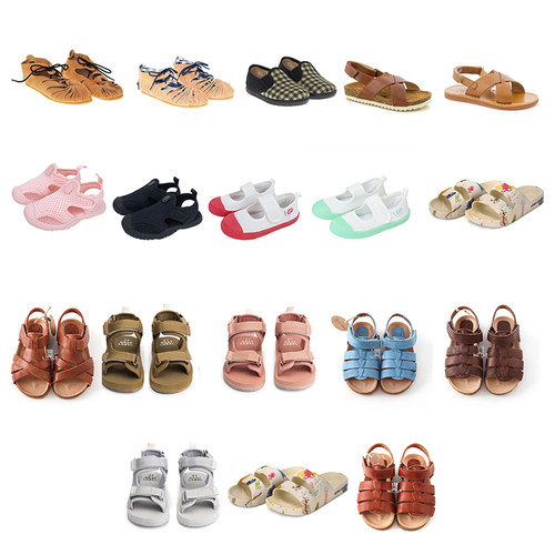 系带凉鞋LMDI复古软底中性