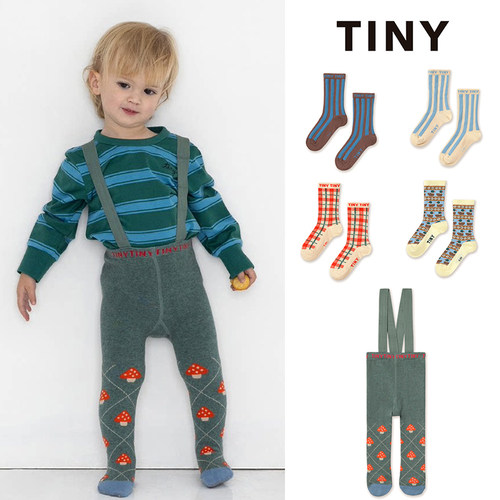 Little现货 西班牙Tiny Cottons FW26秋冬儿童宝宝袜子中筒袜裤袜