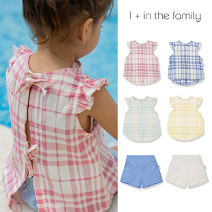 family the 上衣短袖 短裤 SS26女宝宝小飞袖 Little现货西班牙1