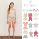 Little现货 bebe organic 45Z SS25女童上衣裤 子半裙遮阳帽