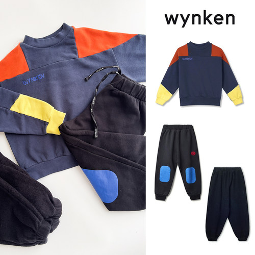 Little家现货 Wynken FW26秋冬儿童中性卫衣套头衫摇粒绒卫裤