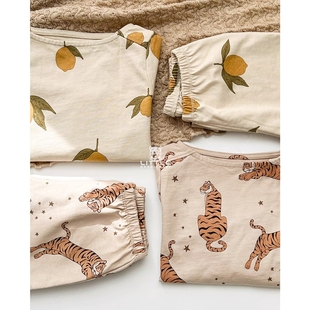 Little现货 儿童套装 丹麦Konges FW25女童上衣长裤 Slojd 85Z