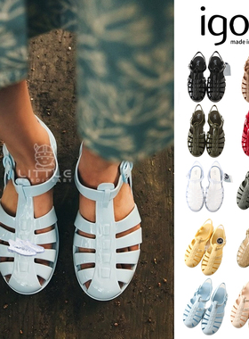 7Z Little现货西班牙IGOR SS24春夏成人妈妈包头罗马凉鞋沙滩鞋